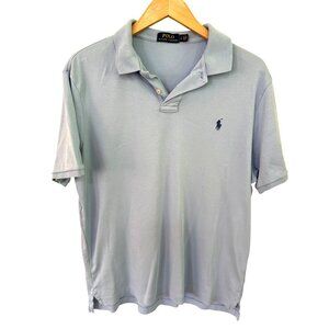 Polo Ralph Lauren blue polo shirt L Large cotton knit
